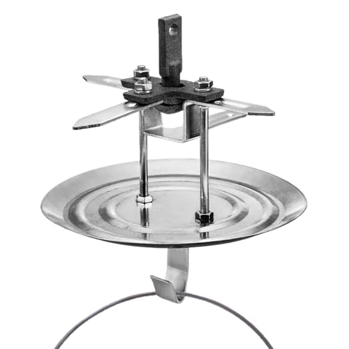 zwxqe Ganchos giratorios giratorios, perchas de pintura de horno, percha giratoria con recubrimiento en polvo para colgar objetos en taller doméstico, proyectos de garaje, reparación de vehículos