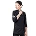Dooxii Unisexe Homme et Femme Automne Manches Longues Veste de Cuisine Restaurants Professionnel Cuisson au Four Uniforme Veste de Cuisinier
