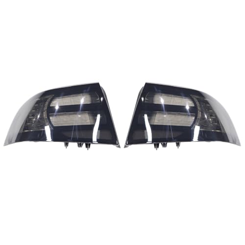 TREKATL AUTO Compatible with 2004 2005 2006 2007 2008 Hon-da Acu-ra TL Type-S Clear Tail Lights (Black)