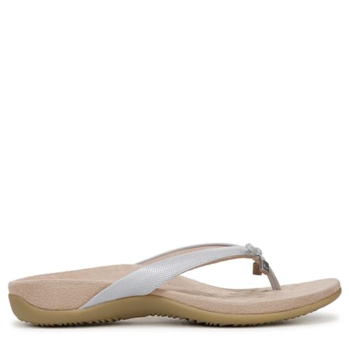 Image of Vionic Women's Rest Bella Toe Post Sandal- Supportive Ladies Orthotic Sandals that include Three Zone Comfort with Arch Support- Flip Flop for Ladies, Medium and Wide Width Size 5-12
