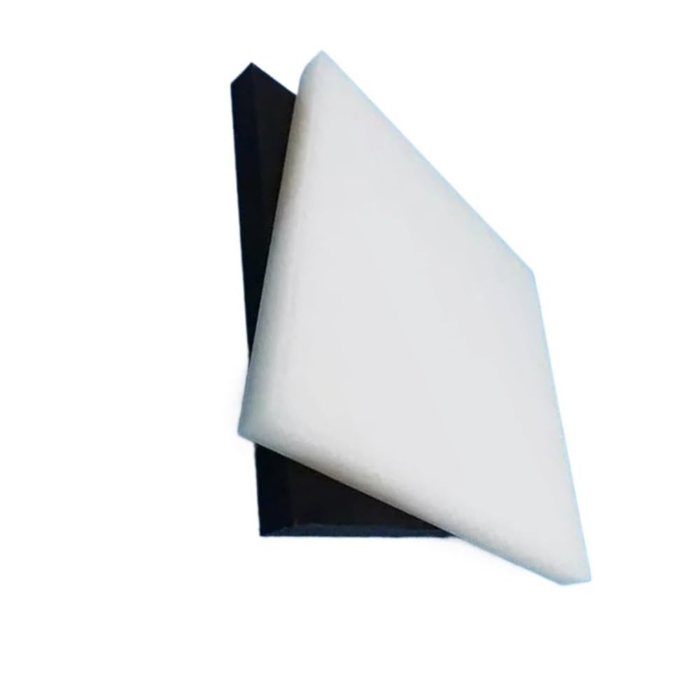 Flache POM-Platten im 4er-Pack, schwarz und weiß, mehrere Größen for CNC-Modelle(WHITE,100x100x8mm)