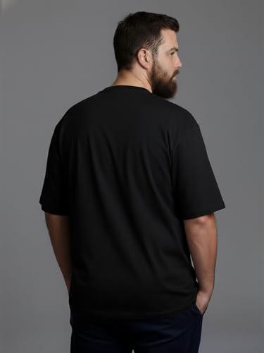 Image of XENOVAURBAN Mens Plus Size Cotton T-Shirt Combo | Combo Pack of 2 Unisex Fit Plus Size Printed Tshirts