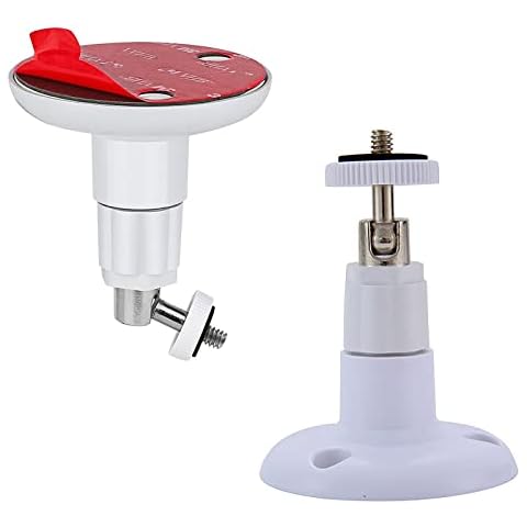 WANGCL 2Pack Adhesive Wall Mount 360 Degree Adjustable Screwless Bracket for Your Ring Surveillance Camera Without Drilling Cover