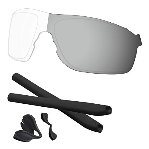 Image of EV Zero Pitch Lenses & Rubber Kits Replacement for Oakley Polarized OO9383 Sunglass
