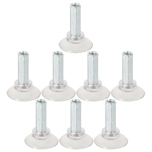 NUOBESTY Soporte de Base Inferior Ventosas de Acero Inoxidable y Tornillos Decorativos para Picadora de Carne Eléctrica, Accesorios de Repuesto para Cortadora de Carne, Herramienta Estable