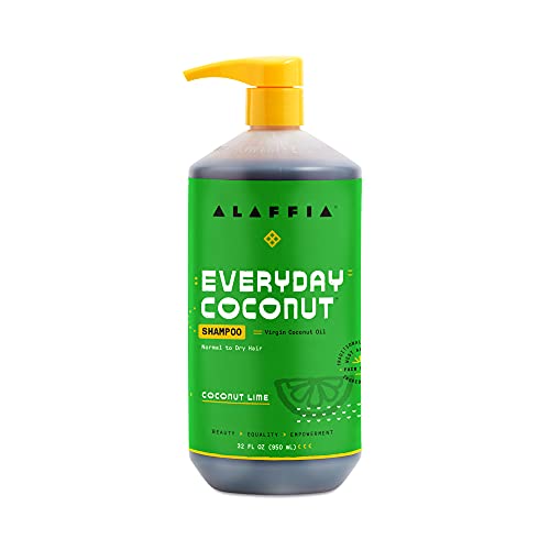 Alaffia - EveryDay Coconut - Ultra Hydrating Shampoo, Coconut-Lime, 32 Ounces