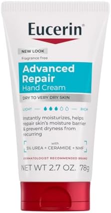Eucerin Advanced Repair Hand Creme, Unscented, 2.7 Oz