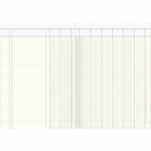 K+E Spaltenbuch A4 mit Kopfleiste 8 Spalten 42 Blatt hellblau