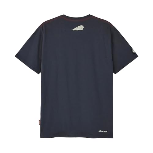Indian Motorcycle Men's 2 Color Script Logo T-Shirt, Navy2