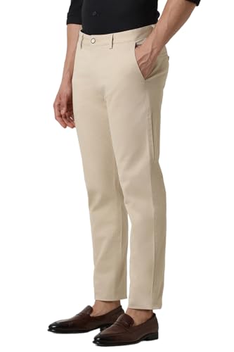 Image of Peter England Men's Slim Fit Mid Rise Pants