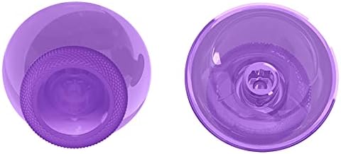 eXtremeRate Replacement Thumbsticks for Xbox Core Wireless Controller, Joysticks Repair Kit for Xbox Series X/S Controller, Custom Analog Stick Buttons for Xbox One S/X/Elite - Clear Atomic Purple — view 6
