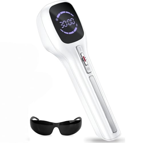 ORISARY Appareil de soin par lumière rouge froide, Red Light Therapy(LLLT), 4000 mAh, 4×808 nm+14×650 nm, 4 modes, 6 minuteries, soins musculaires et...