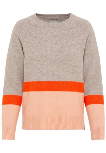 camel active moderner Pullover mit Blockstreifen