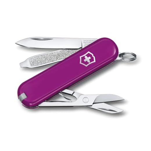 Victorinox Fickkniv Classic SD Colors (7 funktioner, blad, sax, nagelfil), liten