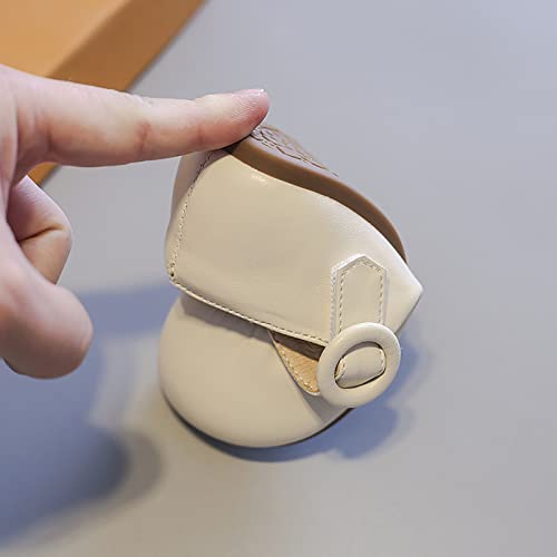 IWIHMIV Toddler Girl Princess Shoes School Mary Jane Flower Wedding Party Princess Comfortable Dress Shoes3