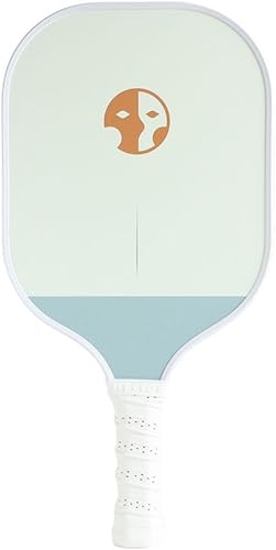 The Helios - Paleta de pickleball Misty Superficie de fibra de carbono impresa con partículas con núcleo de panal reactivo de 0.512 in 8 onzas,