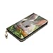 DaihAnle Cute Bunny Eatting Carrot ﻿Hand-Held Wallet Fashionable Long Microfiber Leather Large Capacity
