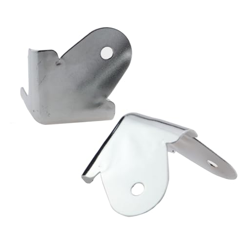 Image of Iron Clad Corner Audio Case Protector - 8PCS 1 inch Silver Triangle Loudspeaker Shield