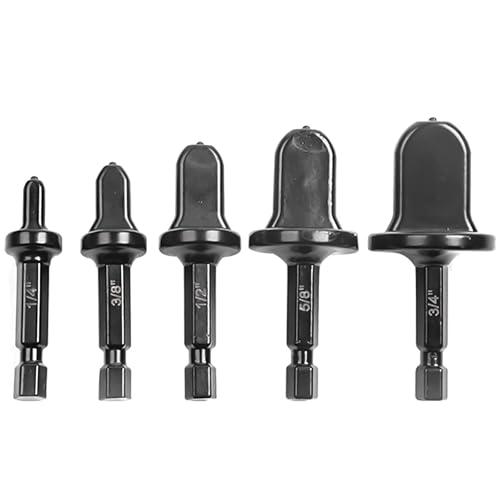 5 Stk Bördelgerät Klimaanlage, Kupferrohr Expander, Rohraufweiter, Klimaanlage Werkzeug, Bördelwerkzeug für Klimaanlageninstallation Wartung(1/4,...