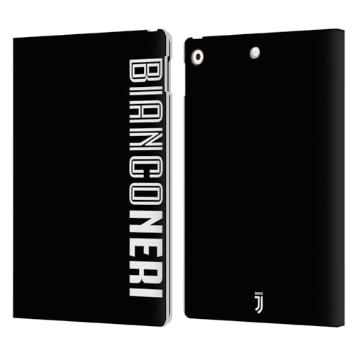 Étui iPad 10.2 Juventus portefeuille cuir noir protection tablette Apple