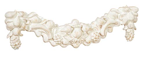 Biscottini Fregio legno 80x20 cm Made in Italy | Fregi per mobili e pareti | Fregi in legno decorativi per mobili e pareti con finitura anticata