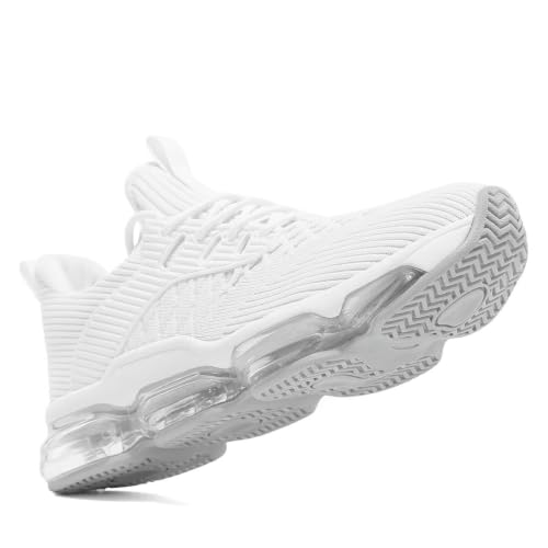 Image of Socviis Men's Air Cushion Running Shoes Breathable Tennis Fashion Sneakers Non Slip Workout Casual Sport Shoes Gym Training Comfortable Walking Shoes