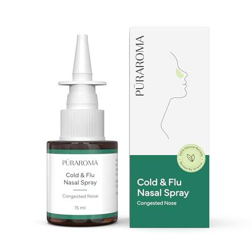 Image of Cold & Flu Nasal Spray 15ml - Natural Decongestant, Non-Drowsy, Non-Addictive, Fast Respiratory Relief, Suitable for Children, Formulated in the EU
