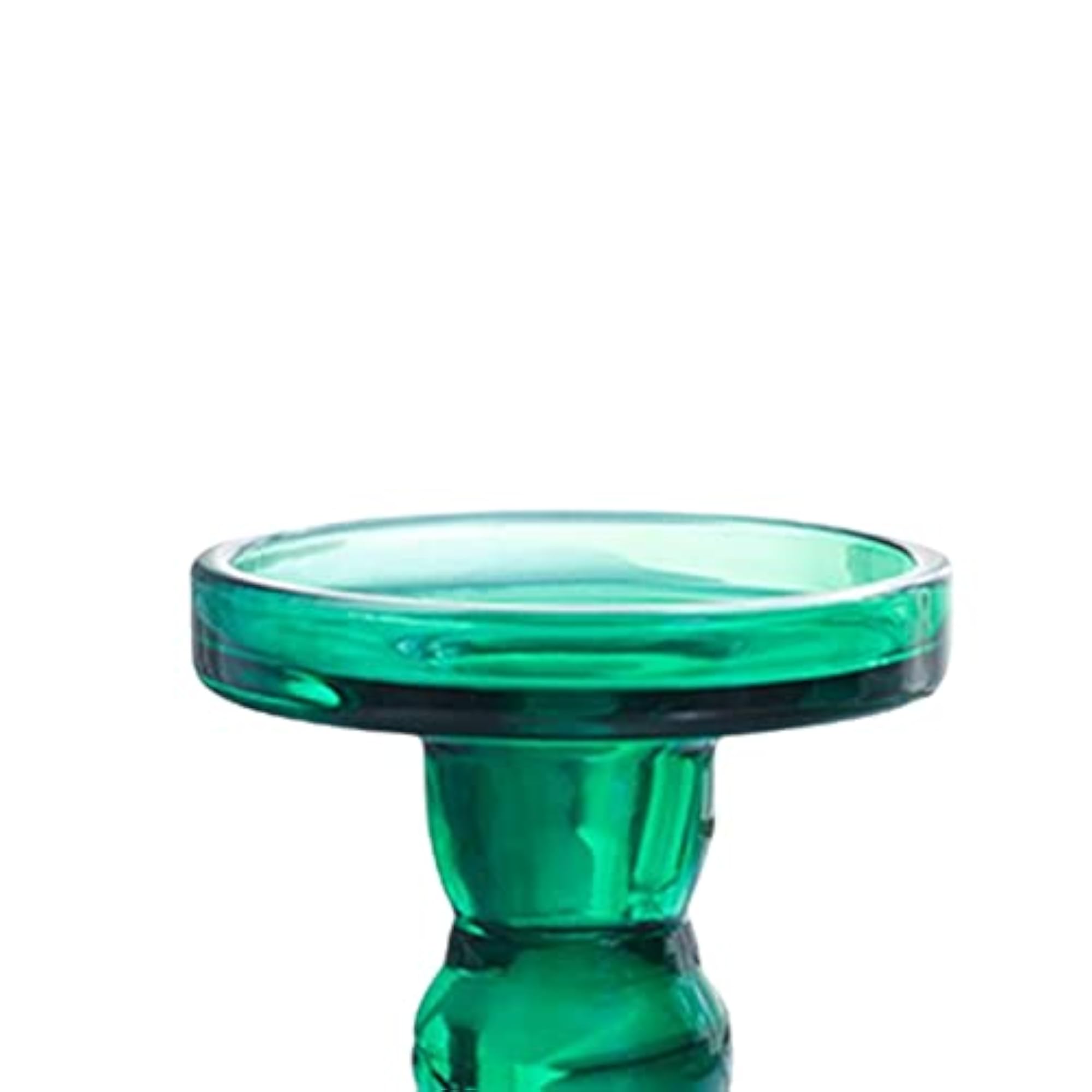 Glass Candle Holder Elegant Design for Dinner Table