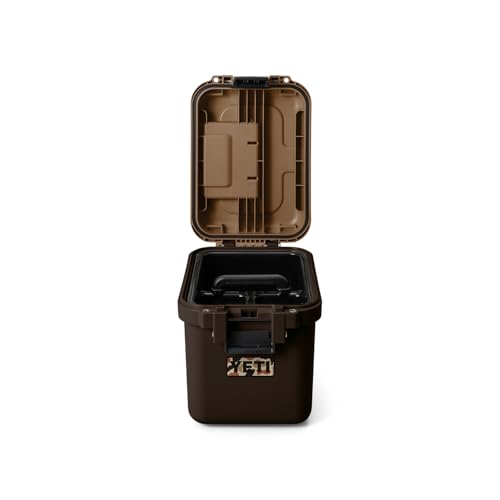 Image of YETI LoadOut 15 GoBox Divided Waterproof Cargo Case, Dry Box, Camera Case, Fishing Tackle Box, Wetlands Brown