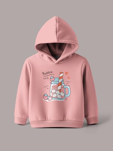 Image of HELLCAT Trendy Co-ords With Hoodie Sweatshirt and Trackpant Clothing Set for Girls.