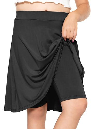STRETCH IS COMFORT Girl's Aline Skirt with Shorts