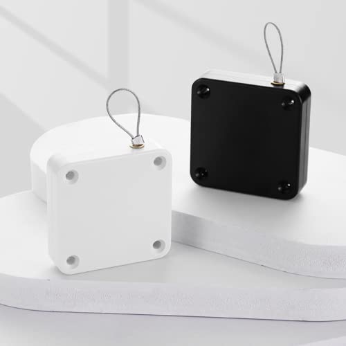 Shimido Upgraded Punch-Free 1000G Automatic Screen Door Closer, Storm Door Closer, Sliding Screen Auto Door Closer With Steel Drawstring For Bathroom, Bedroom, Studyroom, Etc. (White-) #TOP5