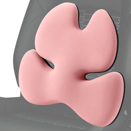 Genérico Cojín Lumbar para automóvil, Almohada de Cuello de automóvil para Conducir | Cojín de Respaldo de la Silla automática,Correctas de Postura de Correas Ajustables para Conductor Largo