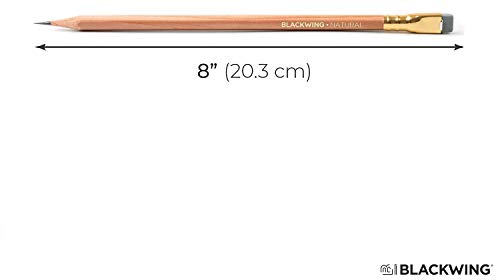 Image of Blackwing Natural Pencils - 12 Count, Nautral Wood Design, Premium Japanese Graphite, Long lasting Extra-Firm Lead