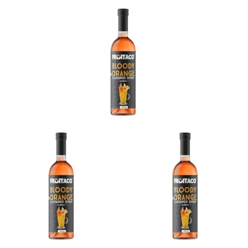 Image of Fruitaco Orange Syrup: Perfect Mixer For Enhancing Mocktails & Cocktails, Drinks, And Mojitos At Parties, Conveniently Packaged In A 750Ml Bottle For All Your Mixing Needs (Pack of 3)