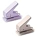 2 Pcs Portable Hole Puncher Single Hole Punched Handheld Paper Punched Small Hole Punched School Supplies