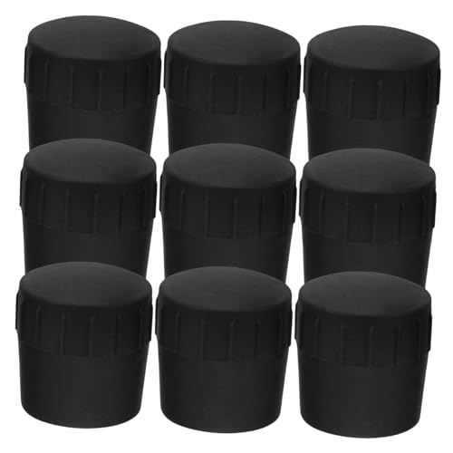 Levemolo 9個ギタースタンド用フットパッド ゴム製交換用脚キャップ 楽器スタンド保護カバー 収納 ディスプレイ時のかじり防止