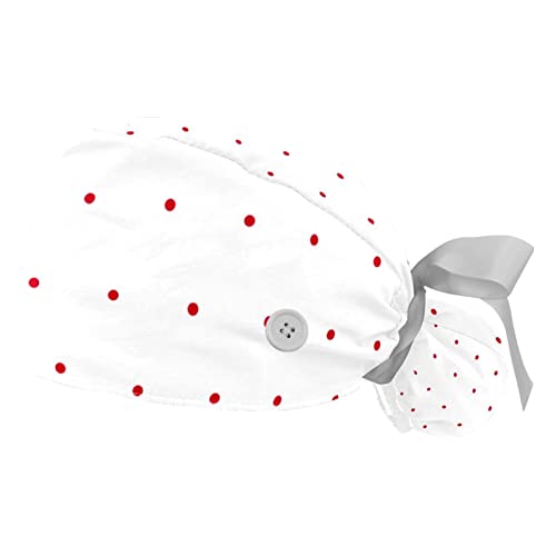 Chapeaux de travail JDEZ motif de points avec bandeau de sudation