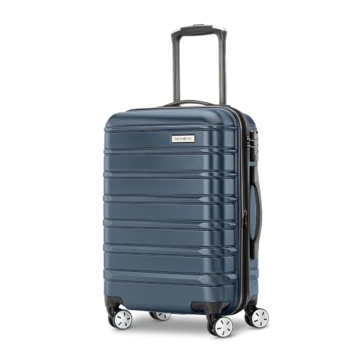 Image of Samsonite Omni 2 Domestic Carry-On Luggage - 22x14x9 Airline-Approved - Features Expandable Polycarbonate Shell, 360 Wheels, TSA Lock - Amazon Exclusive - Nova Teal