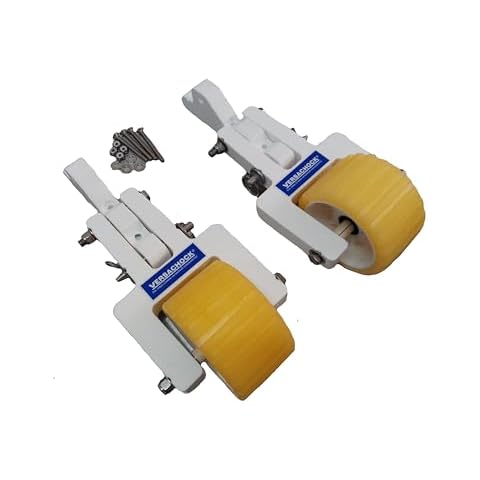 VersaChock Retractable Dinghy Dolly Wheels, White Cover