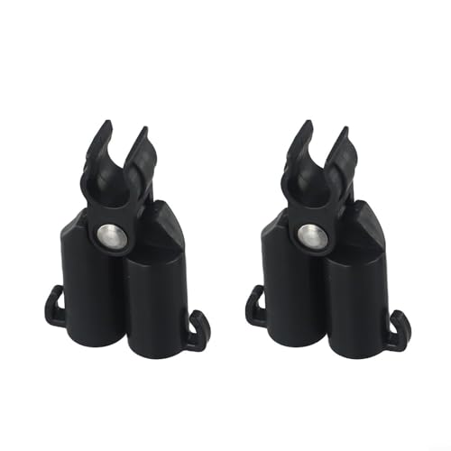 Pumixiy Soporte de fijación de junta de enrejado de jardín para plantas trepadoras, soporte duradero para tallos de plantas compatible con jaula de tomate, uso en exteriores, 12 x negro (16 mm)