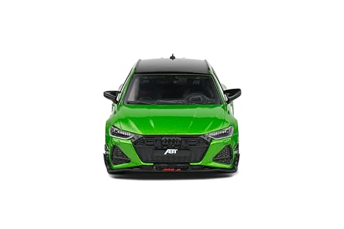 Audi Rs6-R verde escala 1:43 Motor city classics miniatura 2