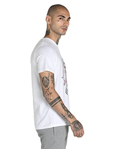 Image of Puma Men's Letter Print Fitted T-Shirt