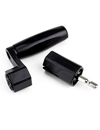Metallor Multifunction Guitar String Winder Bridge Pin Remover Speed Peg Puller for Guitar Bass Banjo Mandolin Ukulele and More String Instruments Black.