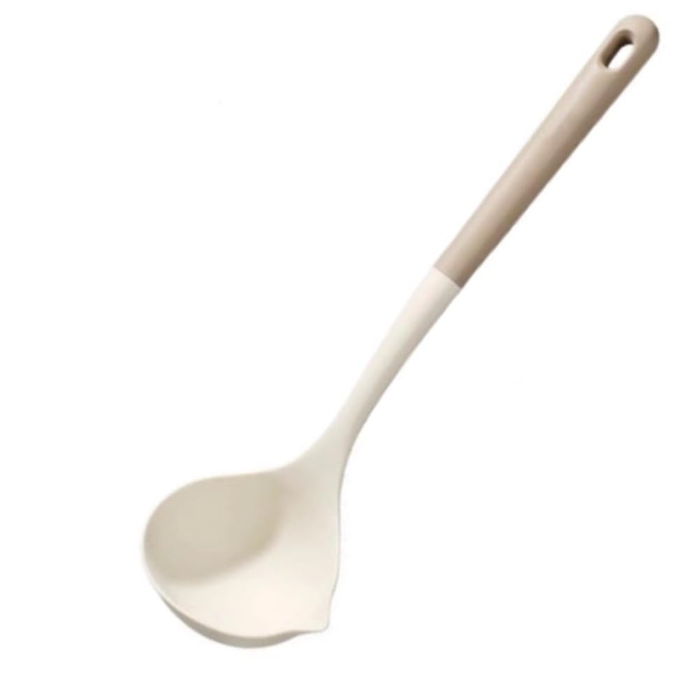 Cucchiaio da minestra da Cucina, mestolo for Salsa, mestolo da minestra Mestolo da minestra in Silicone con Manico Lungo Cucchiaio da Portata for la Cucina for la casa, Cucina