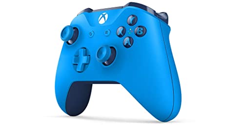 Microsoft XBOX One Wireless Video Gaming Controller, Blue (Renewed) - Image 3