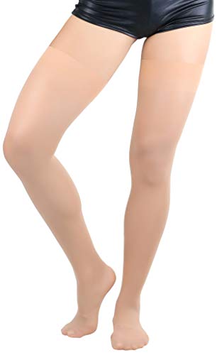 Image of ToBeInStyle Women's Sheer Seamless Nylon Contrasting Backseam Stocking