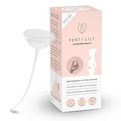 Ardo FERTI-LILY Kinderwunsch Empfängnishilfe, Schwangerschafts Hilfsmittel - natürlich sanft hormonfrei - Anwendung für zuhause, 100% medizinisches Silikon, Babyplanung & Schwanger werden