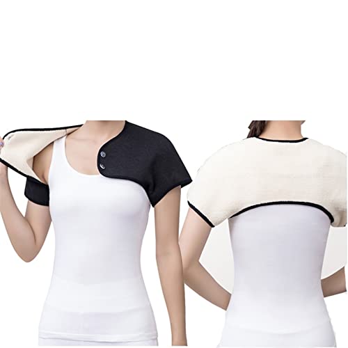 Corrector de espalda Calentador de hombro Envoltura Soporte de espalda Hombres Mujeres Protector de espalda Brace Pad Guard Rotator Cuff Hombro Inflamación crónica Alivio Salud y relajación (Size : XL
