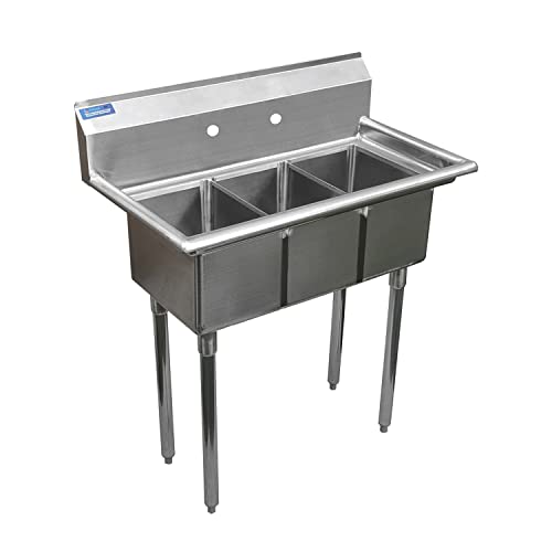 Stainless Steel Sink - 3 Compartment Sink 10